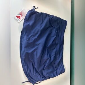 NWT Lands' End Navy Swim Skirt with Logo Tag